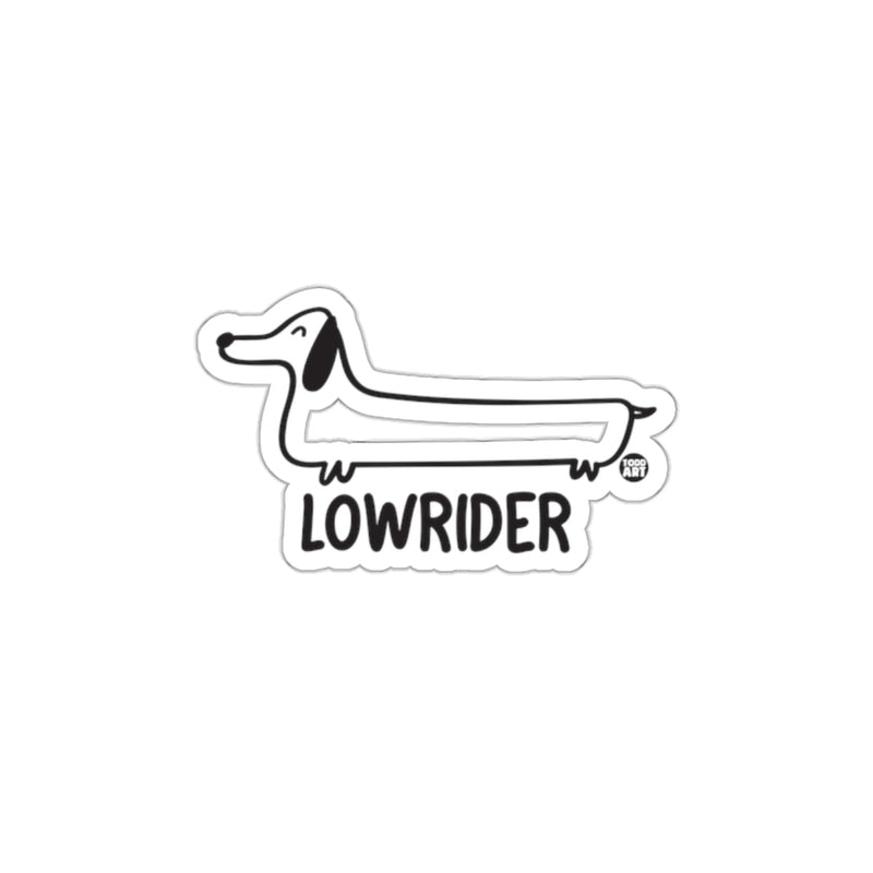 Load image into Gallery viewer, Lowrider Dachshund Sticker Fun Dog Lover Accessory
