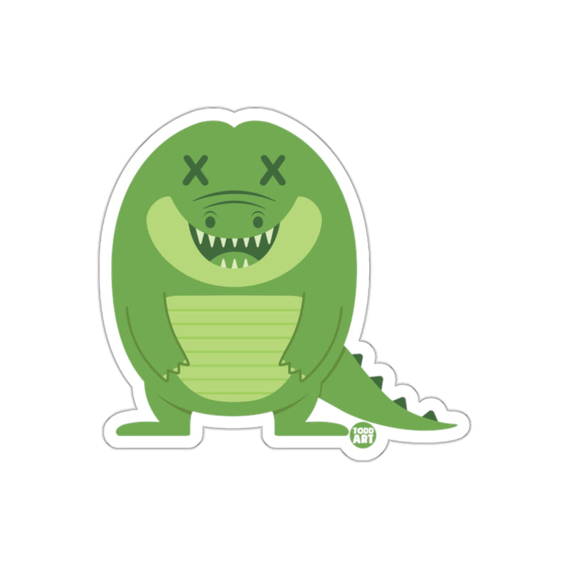 Load image into Gallery viewer, Green Cartoon Dinosaur Art Sticker for Kids and Adults
