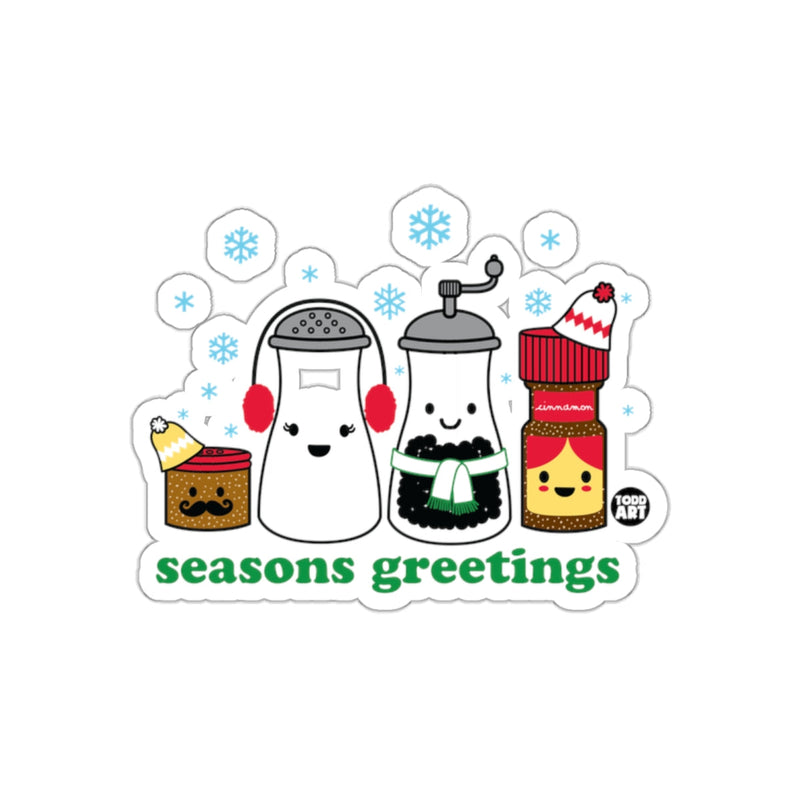 Load image into Gallery viewer, Festive Season's Greetings Spices Sticker Set
