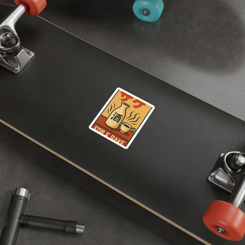 Load image into Gallery viewer, For Sake Japanese Sticker Decor for Skateboards
