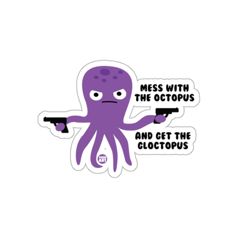 Load image into Gallery viewer, Mess With The Octopus Glocktopus Sticker Product
