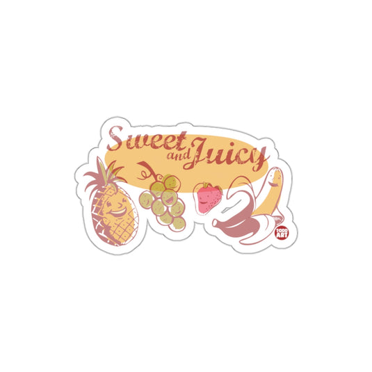 Sweet and Juicy Fruit Sticker Fun and Vibrant Design