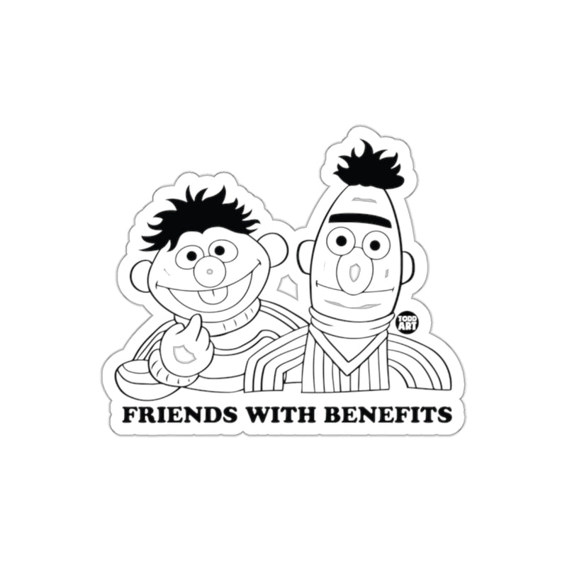 Load image into Gallery viewer, Todd Art Friends With Benefits Characters Line Art sticker
