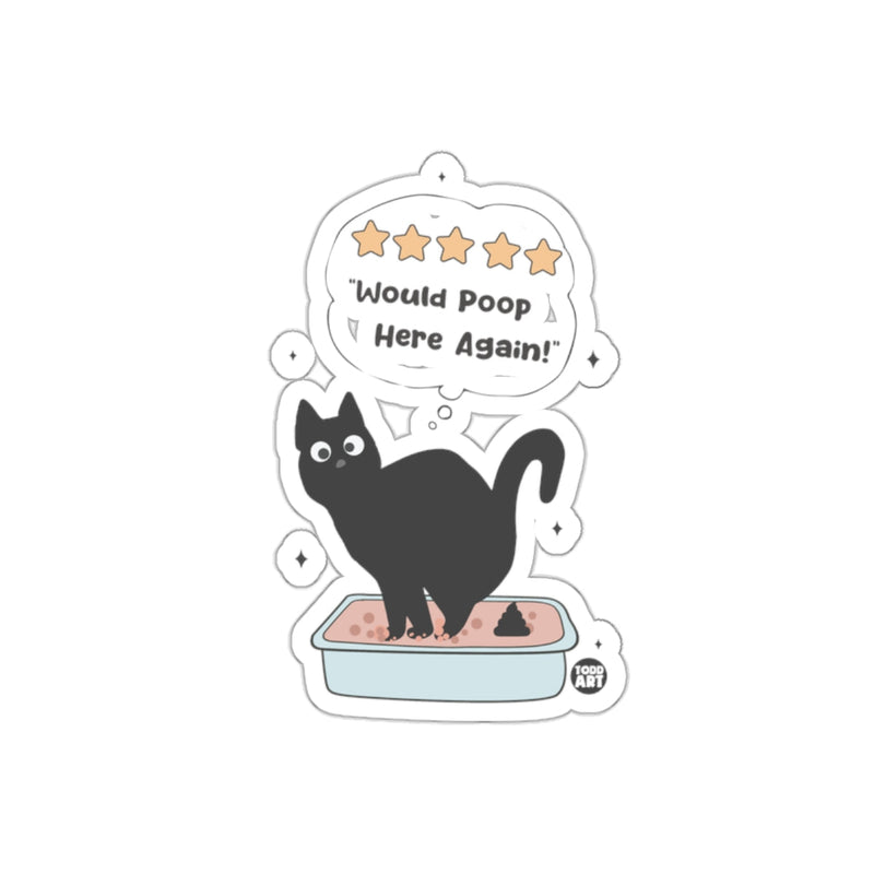 Load image into Gallery viewer, Cat With Funny Quote Five Star Review Sticker
