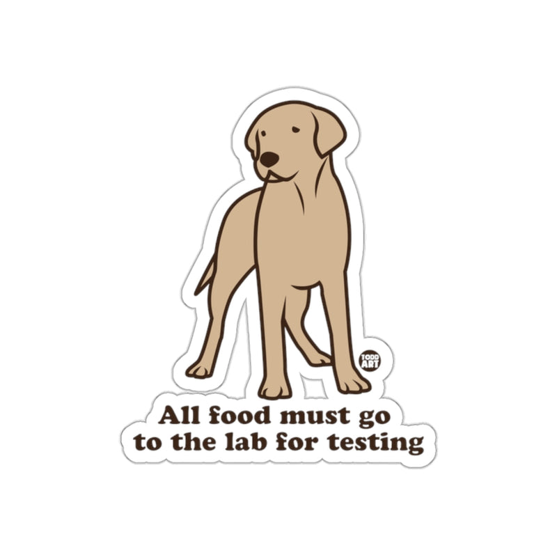 Load image into Gallery viewer, All food must go to the lab for testing sticker

