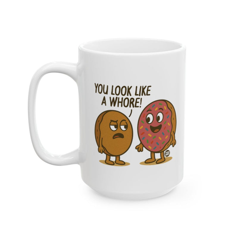 Load image into Gallery viewer, Funny Doughnut Mug with Hilarious Cartoon Characters
