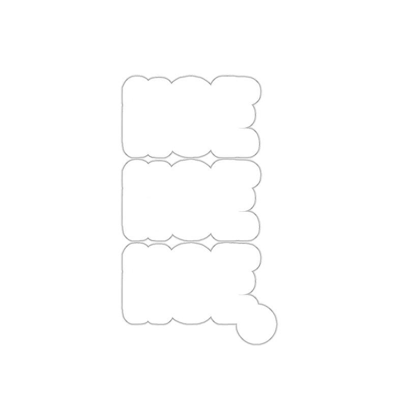 Load image into Gallery viewer, HOE HOE HOE Bold Christmas Sticker for Festive Decor
