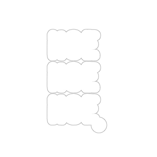 HOE HOE HOE Bold Christmas Sticker for Festive Decor