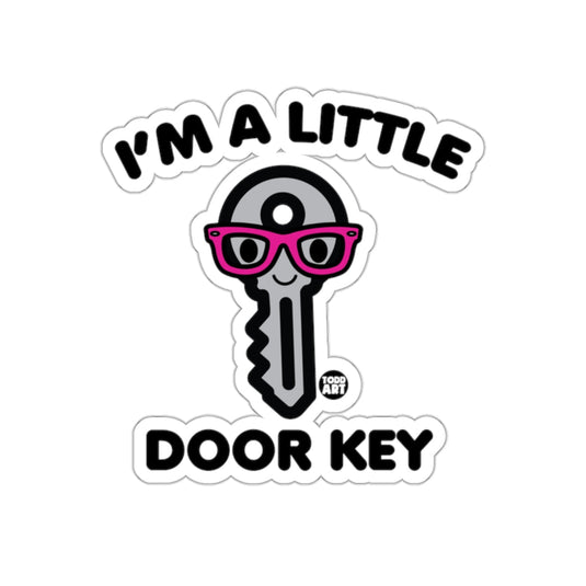 I'M A LITTLE DOOR KEY Graphic Sticker Product