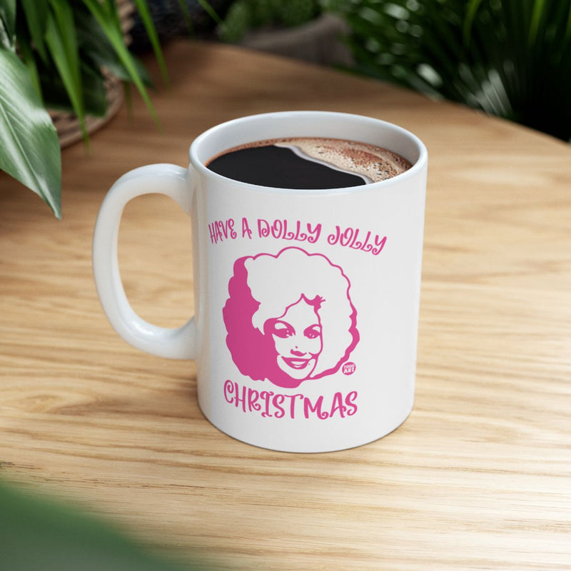 Load image into Gallery viewer, Have A Dolly Jolly Christmas Festive Mug
