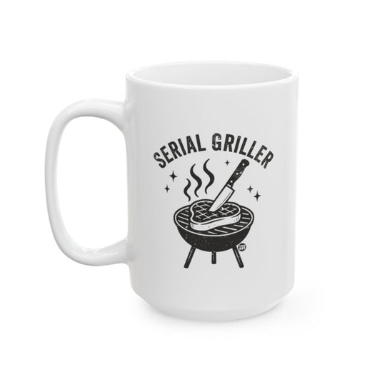Serial Griller BBQ Themed Mug for Barbecue Lovers