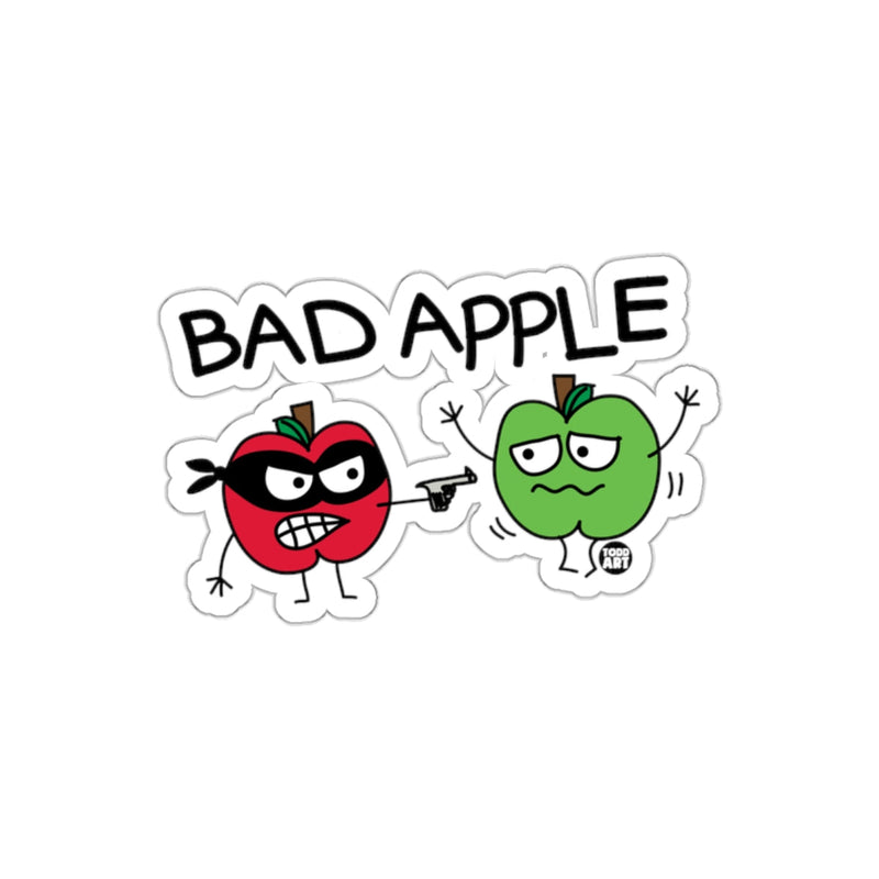 Load image into Gallery viewer, Bad Apple Funny Cartoon Sticker for Laptops and Water Bottles
