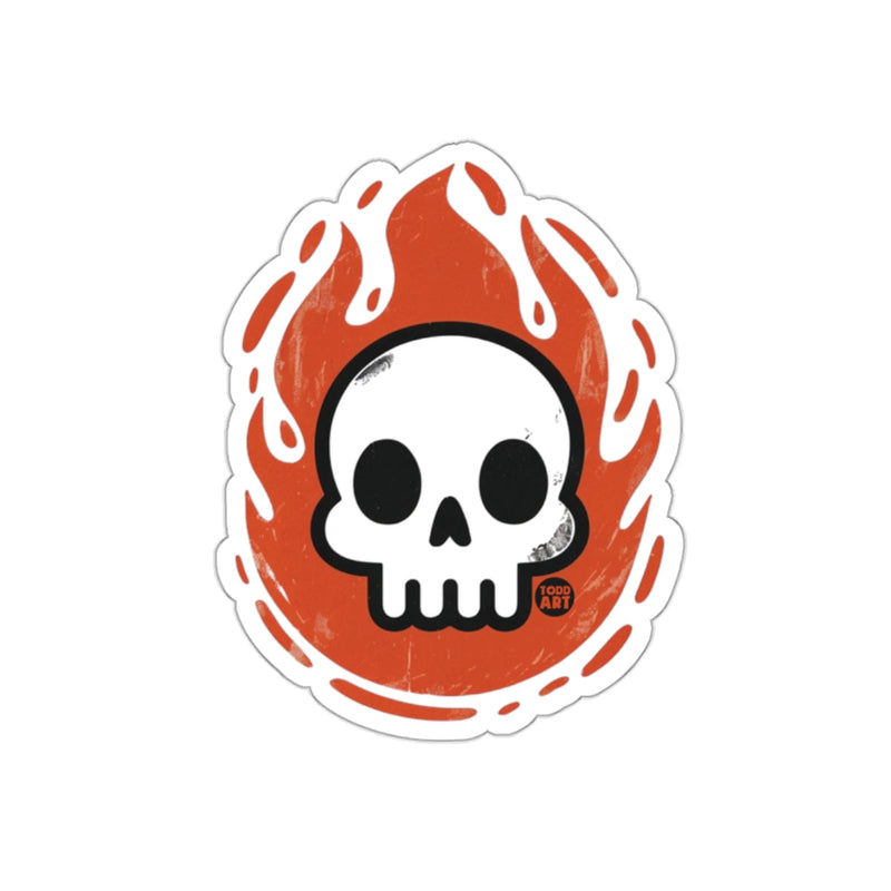 Load image into Gallery viewer, Burning Skull Graphic Todd Art Design Decorative sticker
