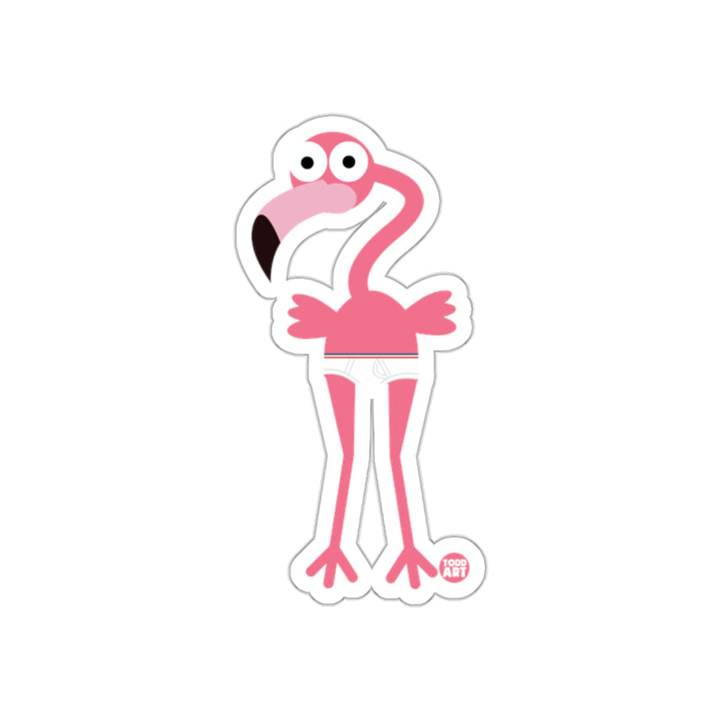 Load image into Gallery viewer, Funny Pink Flamingo in Underwear Sticker
