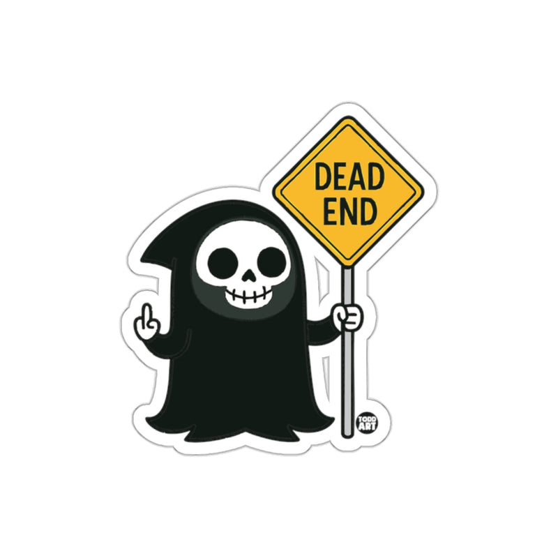 Load image into Gallery viewer, Dead End Grim Reaper Cartoon Character Funny sticker
