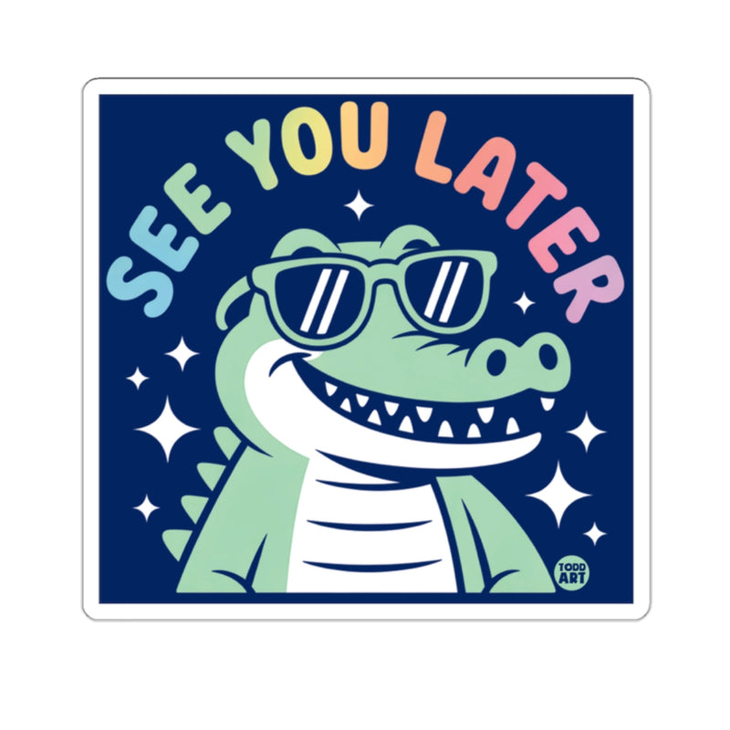 Load image into Gallery viewer, Cool Alligator Sunglasses See You Later Colorful 
