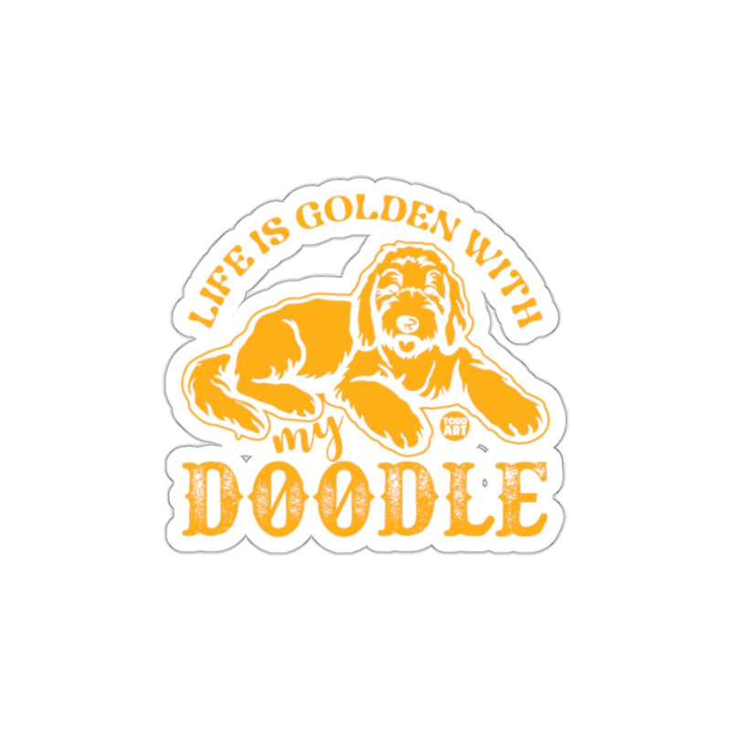 Load image into Gallery viewer, Life Is Golden With My Doodle Sticker
