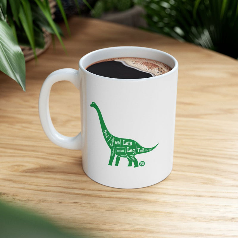 Load image into Gallery viewer, Brontosaurus Diagram Cool Unique Coffee Mug
