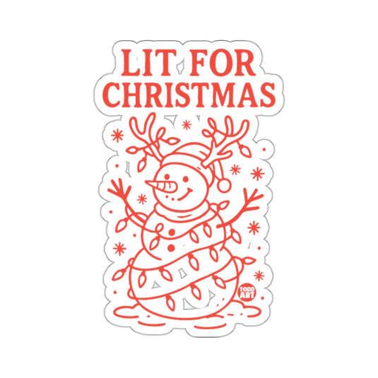 Lit For Christmas Snowman Lights Cheerful 