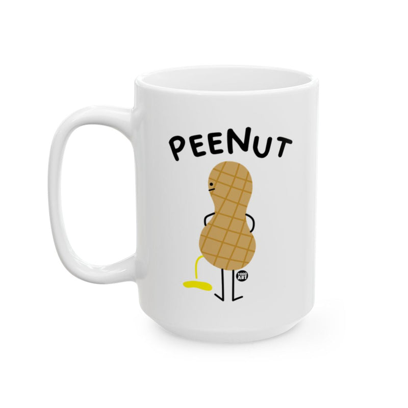 Load image into Gallery viewer, Funny PeeNut Artwork Large White Coffee Mug
