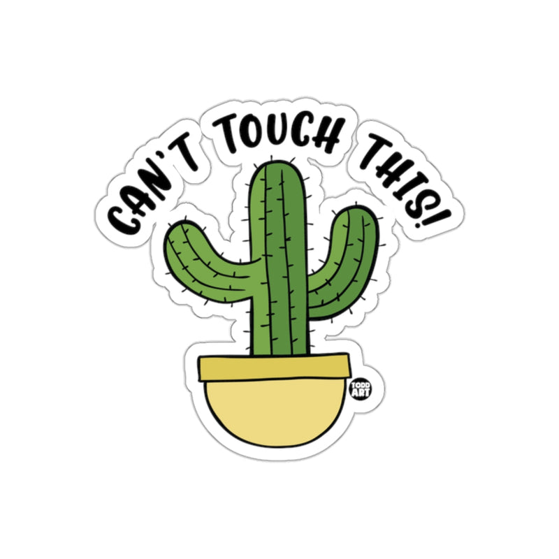 Load image into Gallery viewer, Can't Touch This Cactus Sticker Fun Home Decor Item
