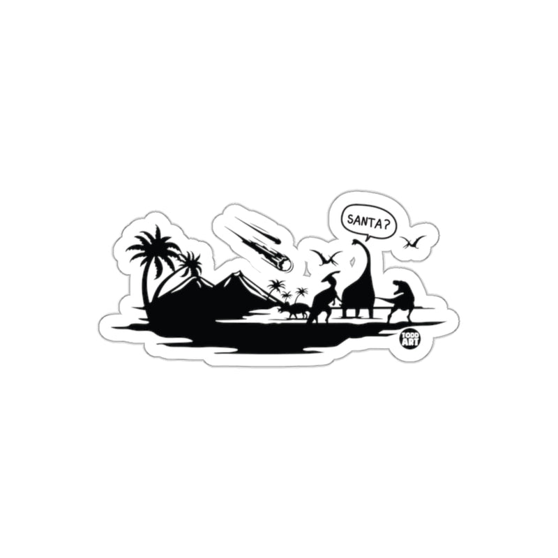 Load image into Gallery viewer, Funny Christmas Sticker Scene on Santa Island
