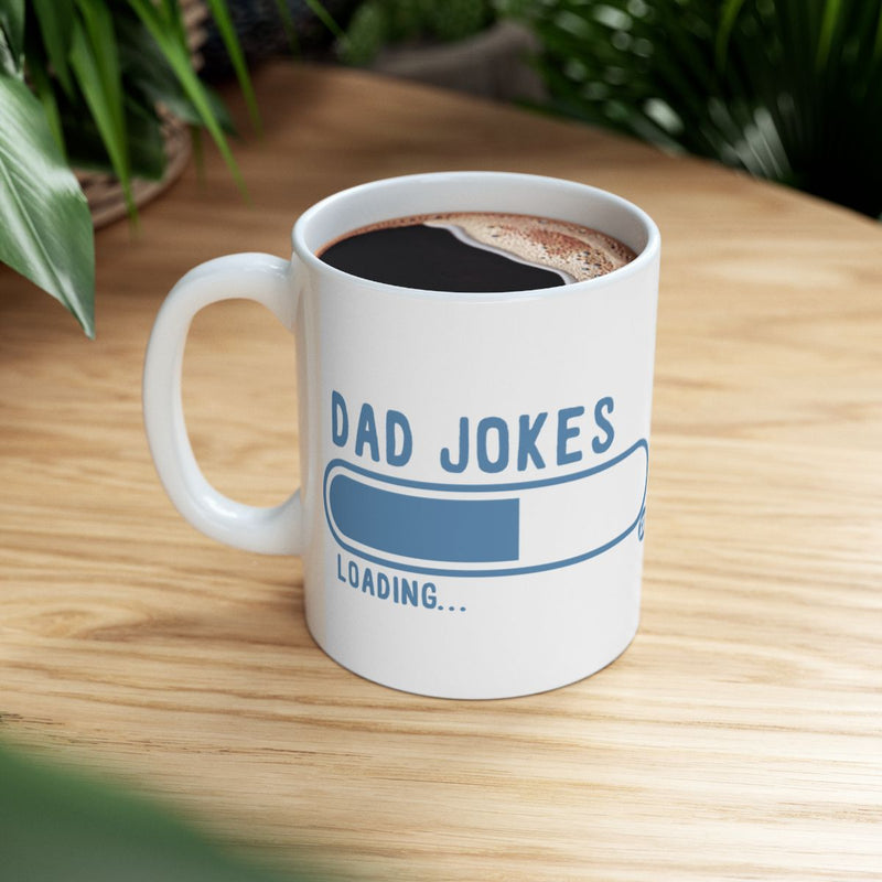 Load image into Gallery viewer, Dad Jokes Loading Coffee Mug for Morning Humor
