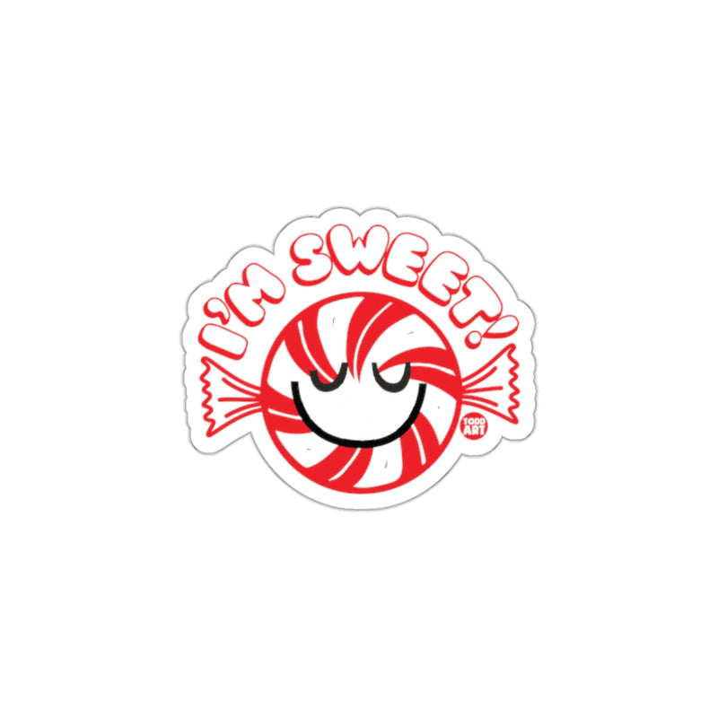 Load image into Gallery viewer, I'm Sweet Peppermint Candy Fun Sticker product
