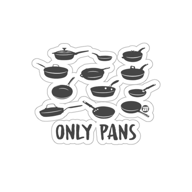 Load image into Gallery viewer, ONLY PANS Cartoon Design Sticker for Cooking Enthusiasts
