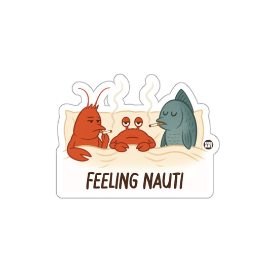 Feeling Nauti Cute Cartoon Sticker product