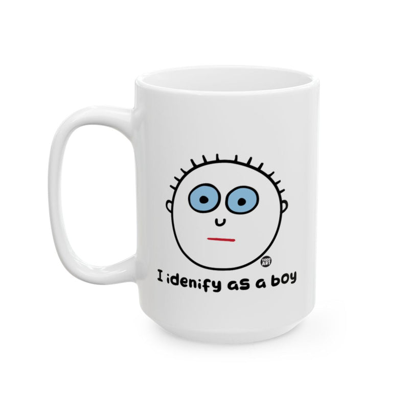 Load image into Gallery viewer, I denify as a boy with funny face print mug product
