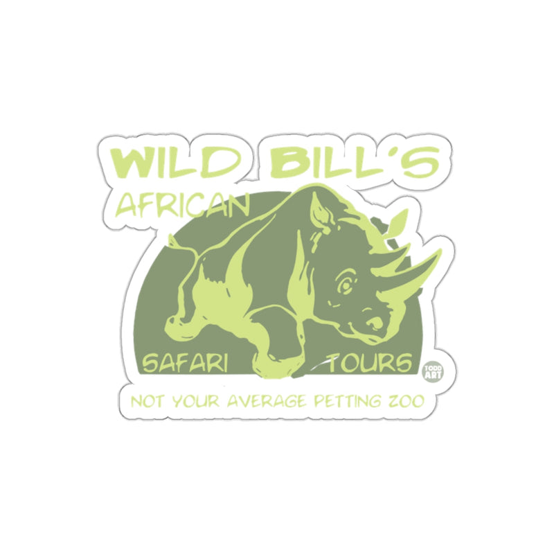 Load image into Gallery viewer, Wild Bill's African Safari Tours Rhino Graphic sticker
