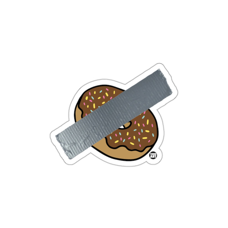 Load image into Gallery viewer, Donut with Duct Tape Over Print Design Sticker
