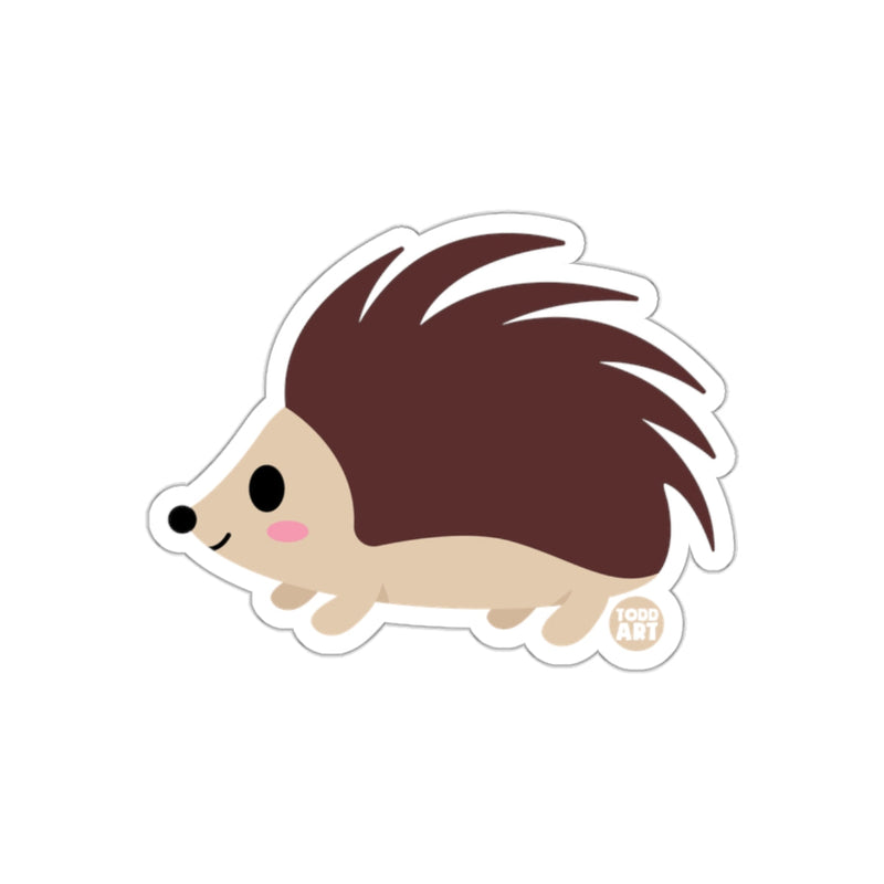 Load image into Gallery viewer, Cute Smiling Hedgehog Sticker Todd Art Product
