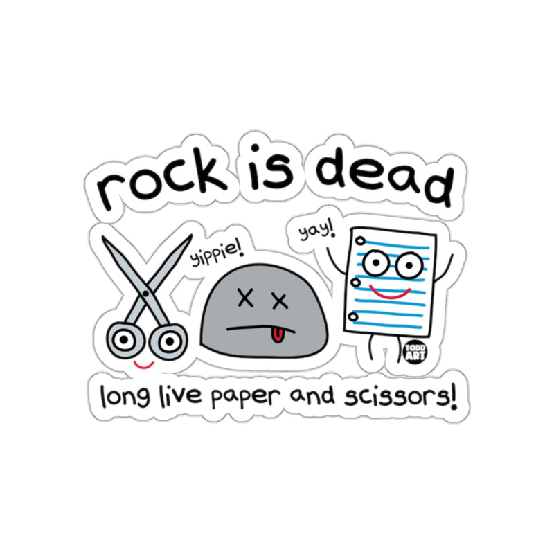 Load image into Gallery viewer, Rock Is Dead Long Live Paper and Scissors Product
