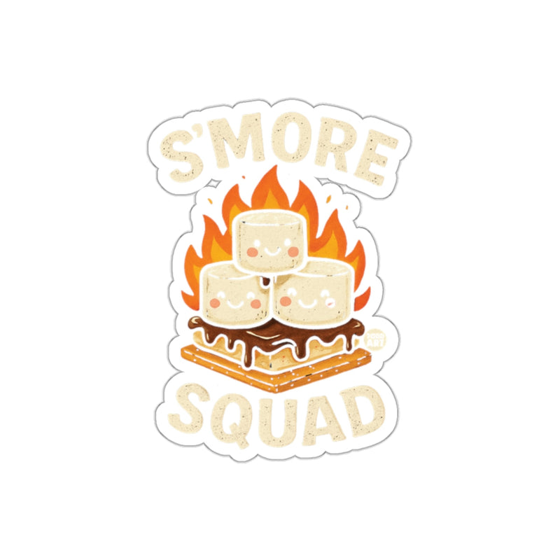 Load image into Gallery viewer, S'more Squad Custom Cute Marshmallow Sticker
