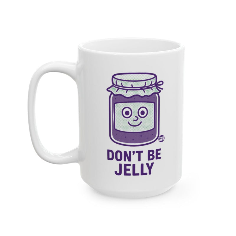 Load image into Gallery viewer, Don't Be Jelly Cute Cartoon Jar with Happy Face Mug
