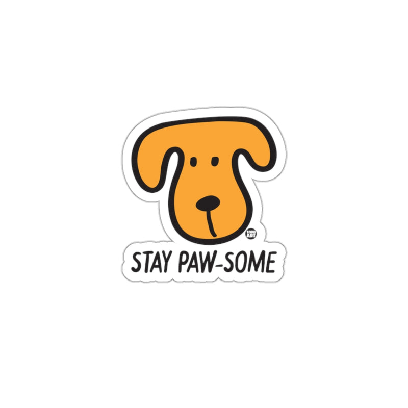 Load image into Gallery viewer, Stay Paw-some Dog Cartoon Sticker Adhesive Decal
