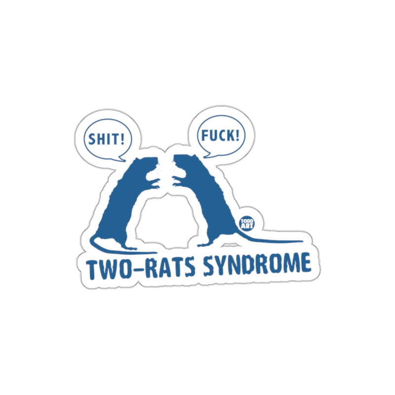Load image into Gallery viewer, TWO-RATS SYNDROME Shit Fuck sticker product

