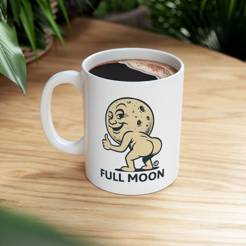 Load image into Gallery viewer, Funny Full Moon Design on Unique Coffee Mug
