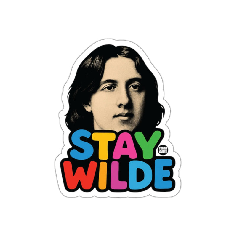 Load image into Gallery viewer, Stay Wilde Colorful Design Sticker

