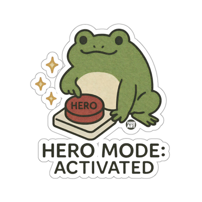 Load image into Gallery viewer, Frog Pressing Hero Button Mode Activated 
