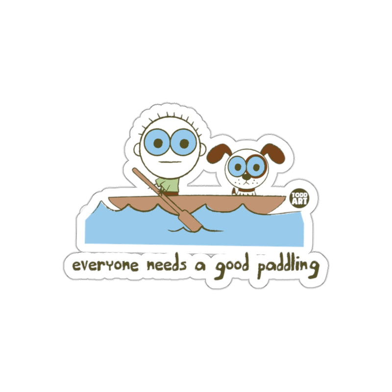 Load image into Gallery viewer, Everyone Needs a Good Paddling Stickers
