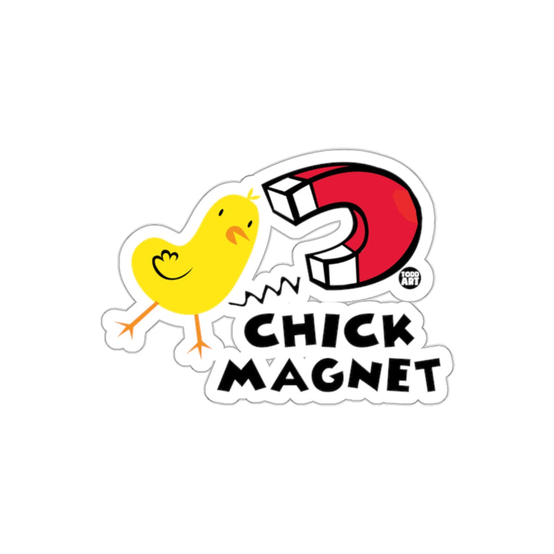 Load image into Gallery viewer, Chick Magnet Funny Animal Car Sticker
