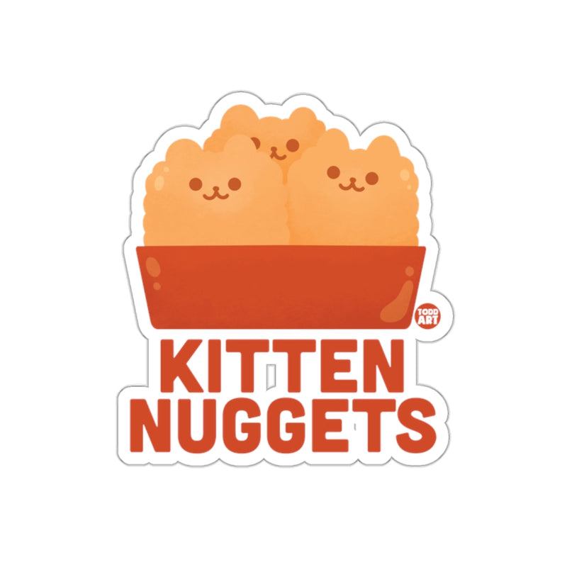 Load image into Gallery viewer, Kitten Nuggets Cute Carton Illustration Sticker
