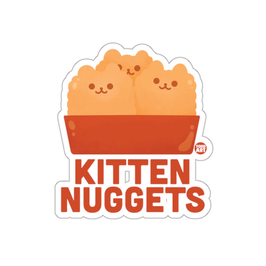 Kitten Nuggets Cute Carton Illustration Sticker