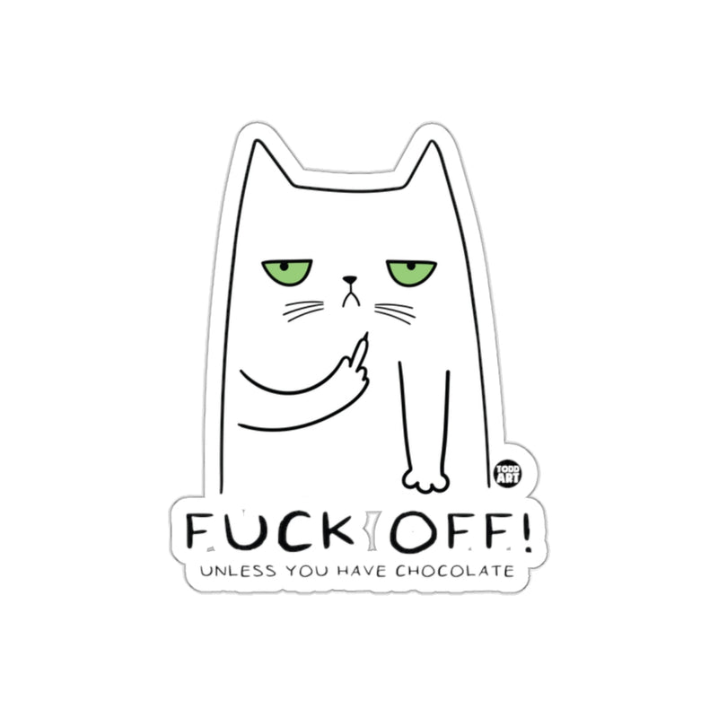 Load image into Gallery viewer, Grumpy Cat Expressive Sticker For Chocolate Lovers

