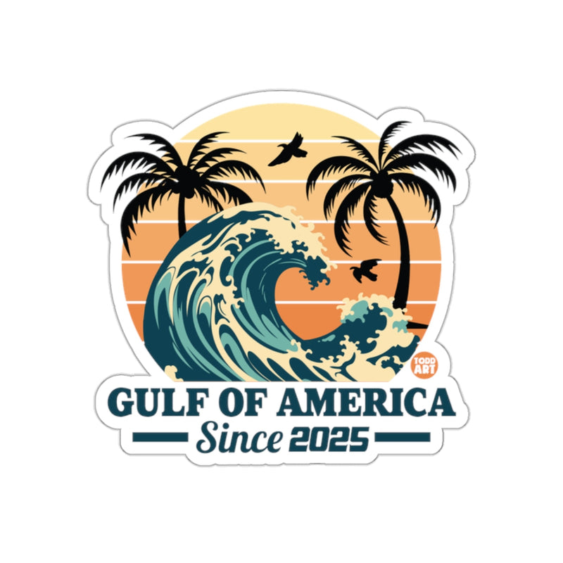 Load image into Gallery viewer, Gulf of America Since 2025 Wave Sticker
