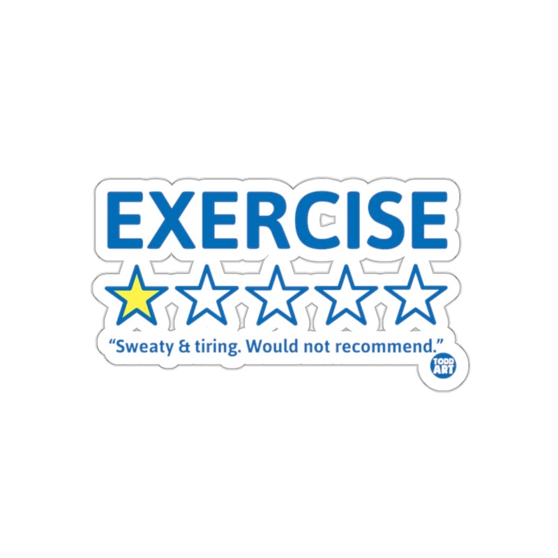Load image into Gallery viewer, Exercise One Star Review Sticker Five Stars Design
