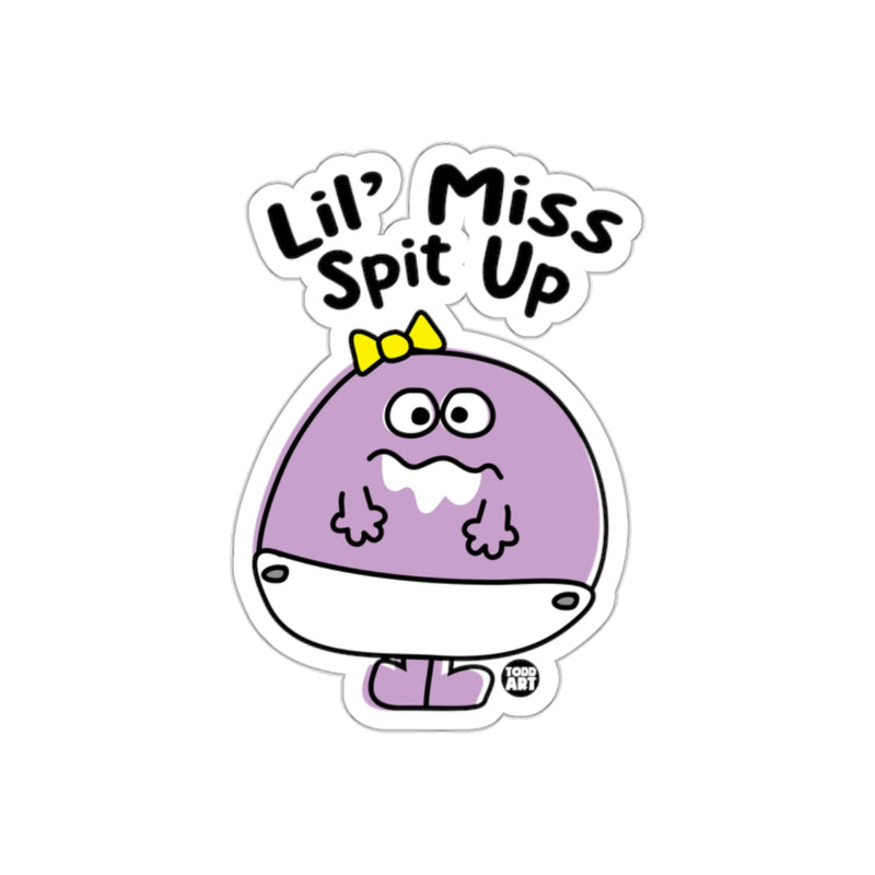 Load image into Gallery viewer, Lil' Miss Spit Up Baby Character Sticker

